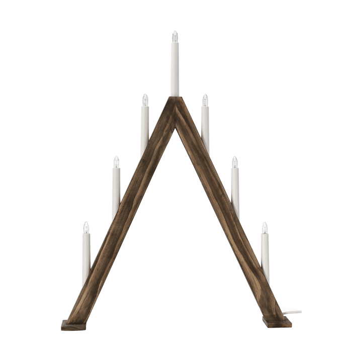 Nord adventskandelaar 60 cm - Donker gebeitst - Scandi Living