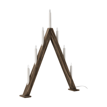 Nord adventskandelaar 60 cm - Donker gebeitst - Scandi Living