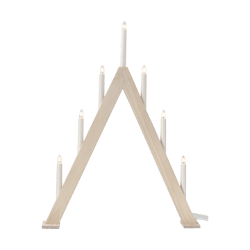 Nord adventskandelaar 60 cm - Witgelazuurd - Scandi Living