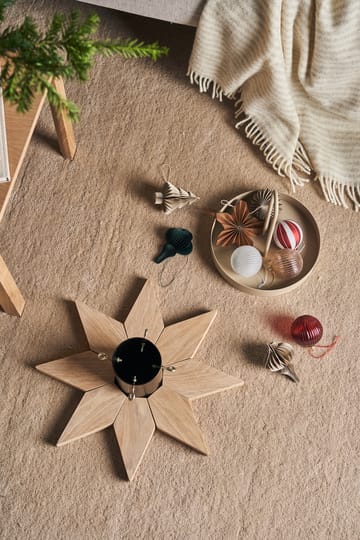 Norr kerstboomvoet - Wit geglazuurd - Scandi Living
