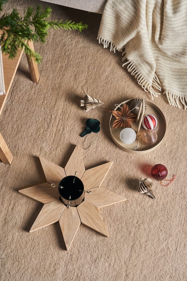 Norr kerstboomvoet, Wit geglazuurd Scandi Living