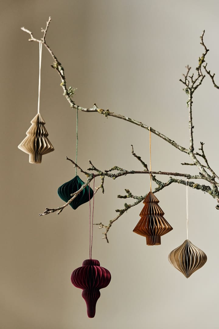 Onion kerstballen 4-pack, Forest Green Scandi Living
