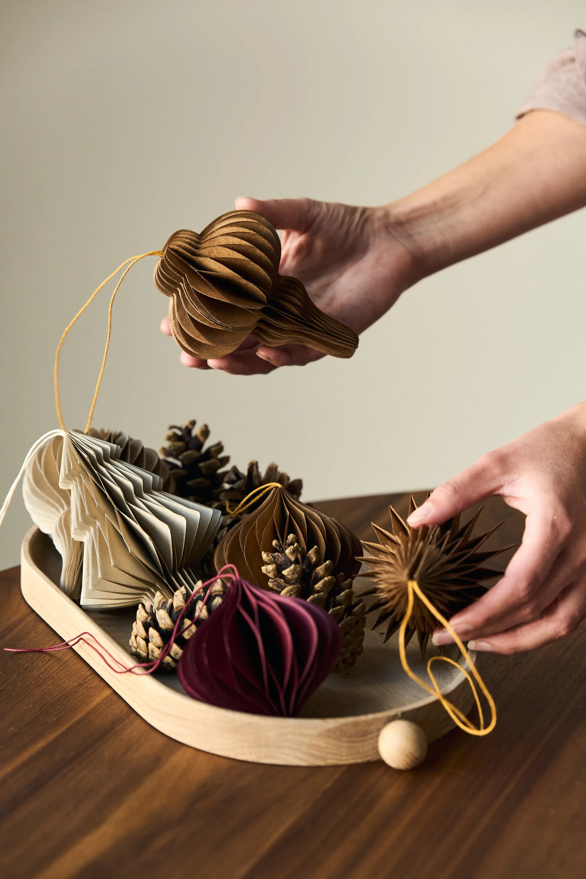 Onion kerstballen 4-pack, Red Scandi Living