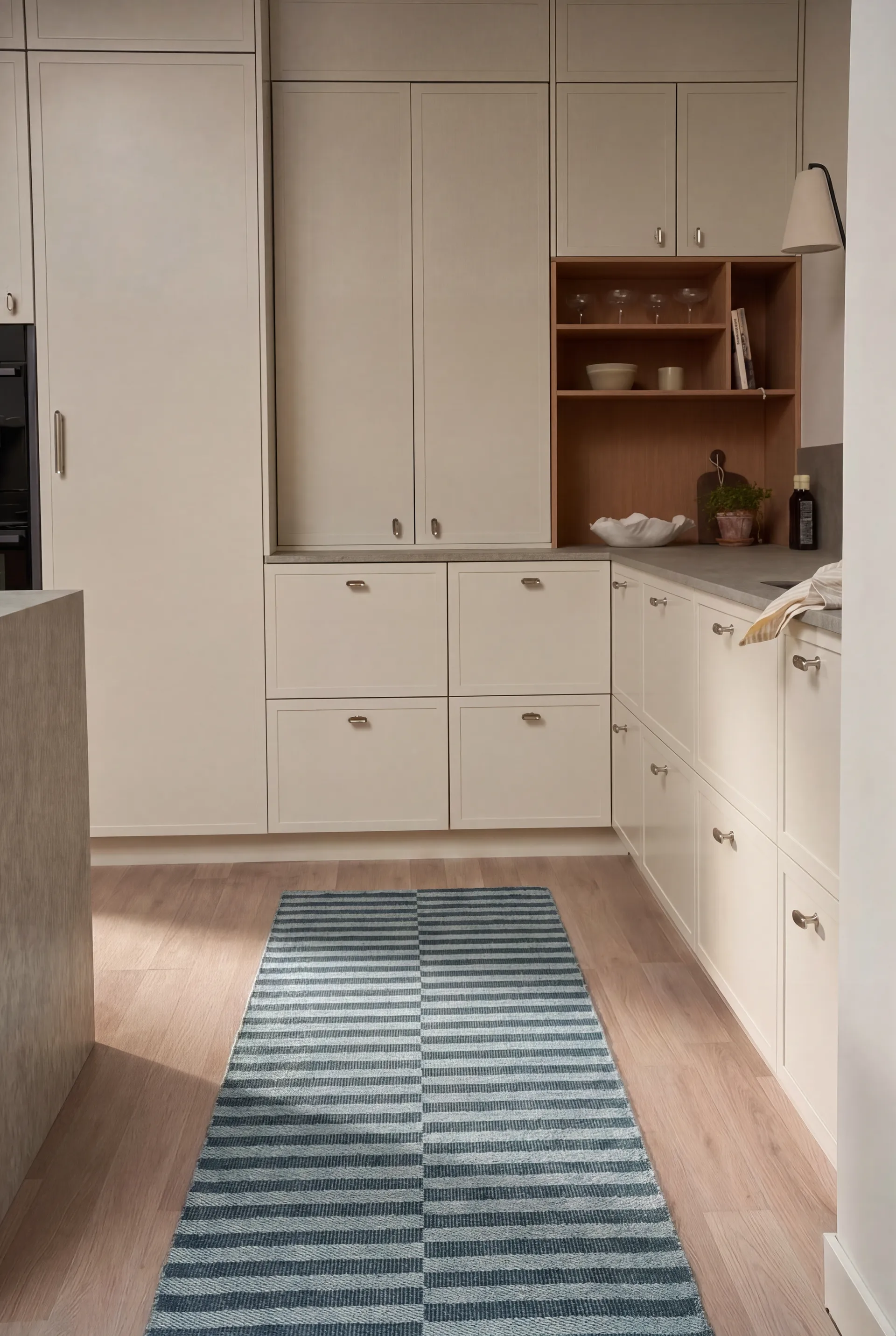 Path loper, Ocean blue, 70x200 cm Scandi Living