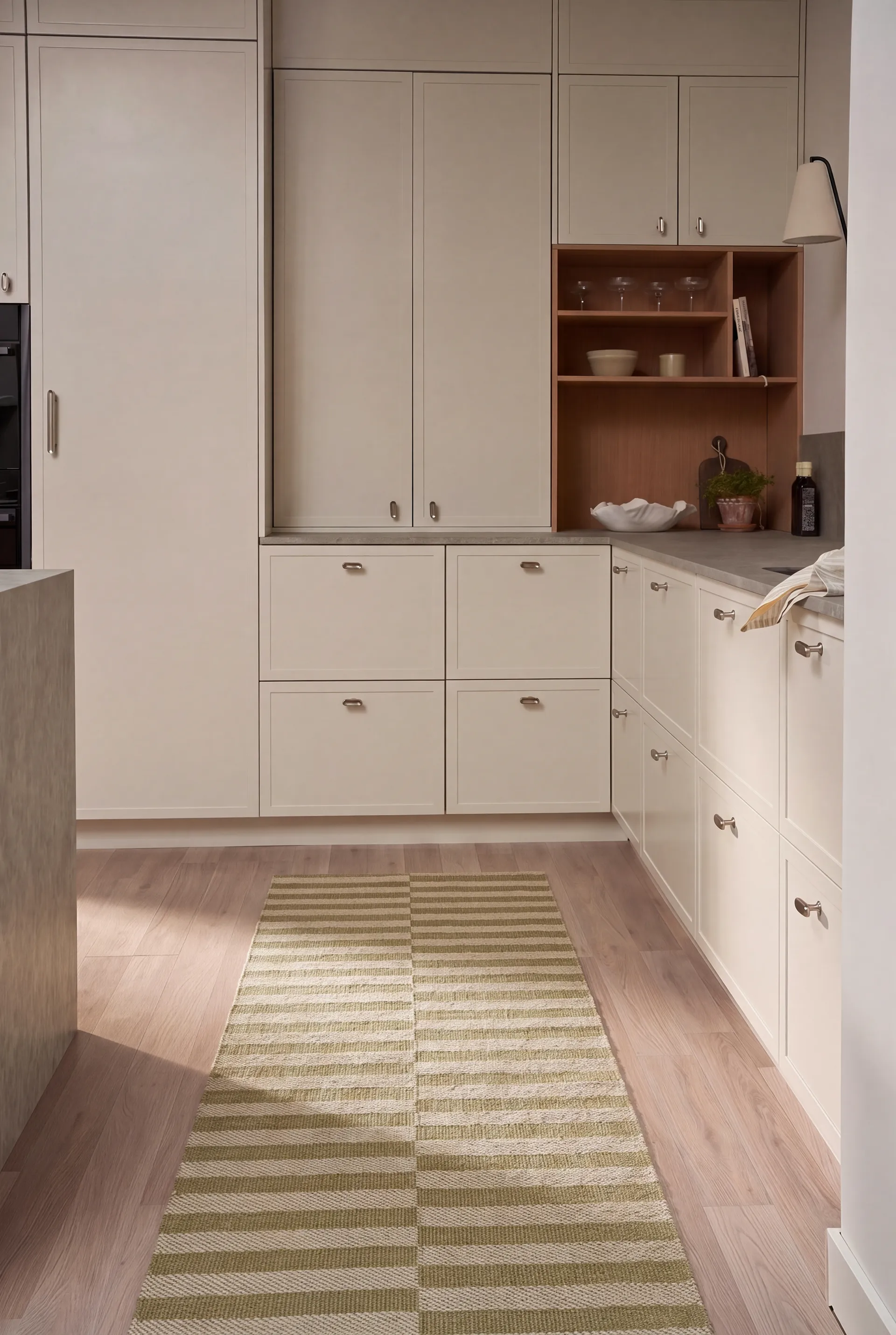Path loper, Olijfgroen, 70x150 cm Scandi Living