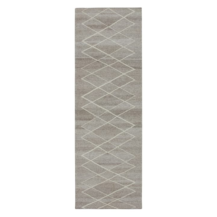 Peak wollen vloerkleed crème - 80 x 240 cm. - Scandi Living