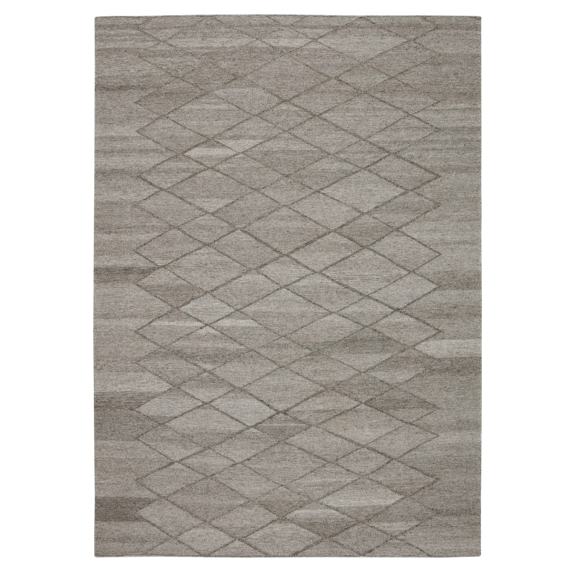 Peak wollen vloerkleed naturel grijs, 170 x 240 cm. Scandi Living