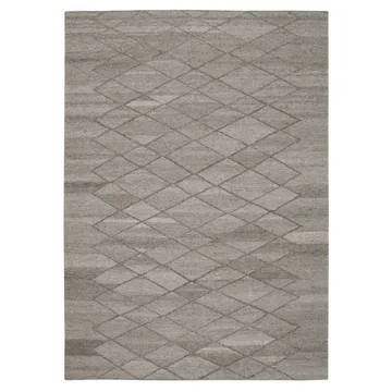 Peak wollen vloerkleed naturel grijs - 170 x 240 cm. - Scandi Living