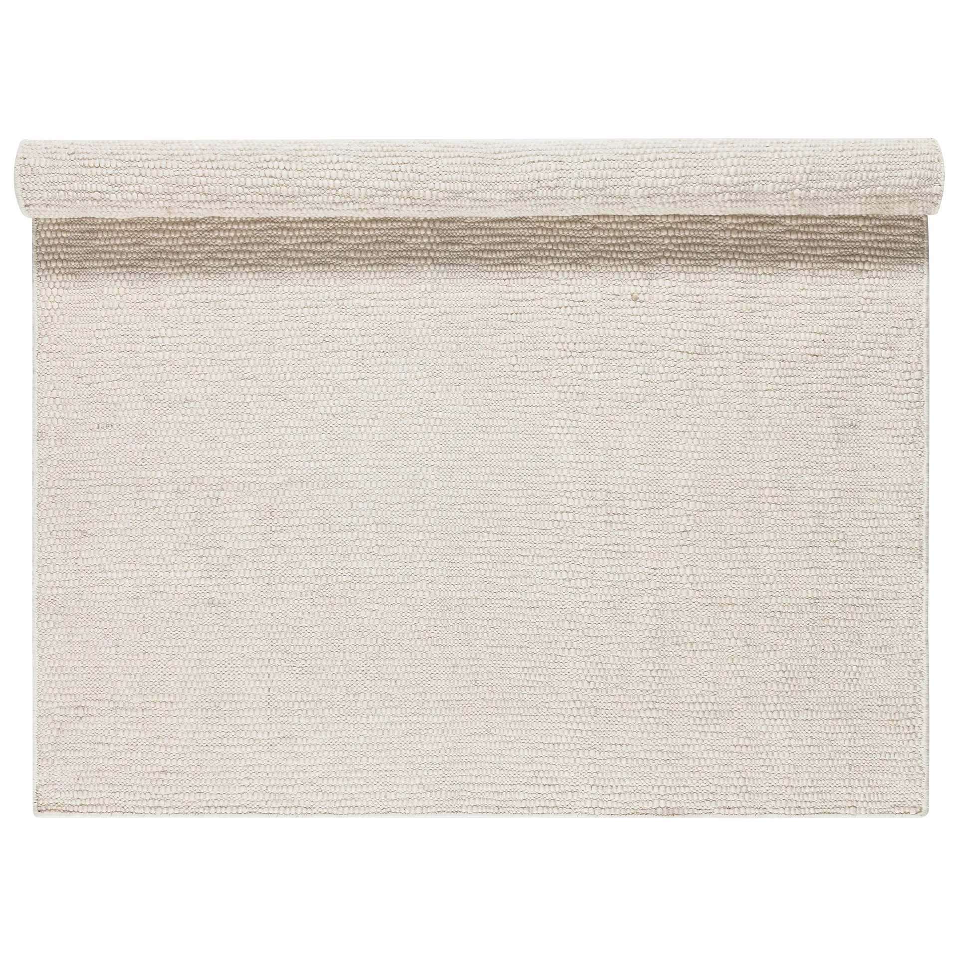 Pebble wollen vloerkleed wit, 170x240 cm Scandi Living