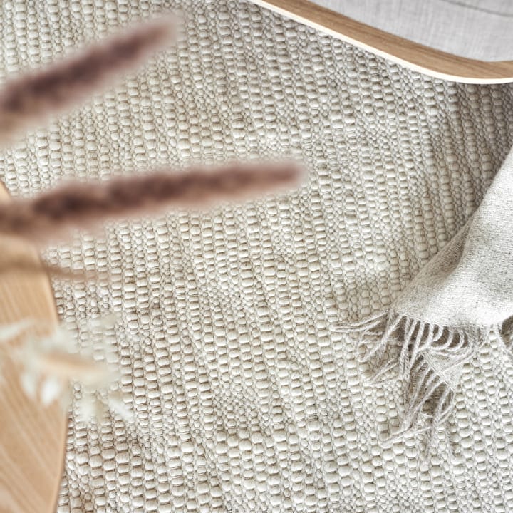 Pebble wollen vloerkleed wit, 170x240 cm Scandi Living