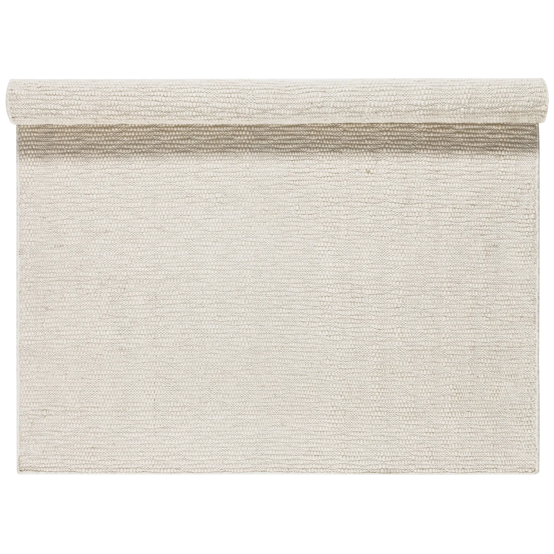 Pebble wollen vloerkleed wit, 200x300 cm Scandi Living