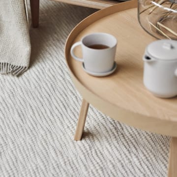 Pebble wollen vloerkleed wit - 80x240 cm - Scandi Living