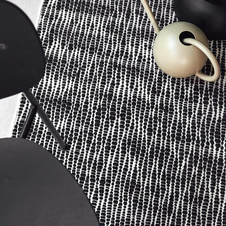 Pebble wollen vloerkleed zwart, 170x240 cm Scandi Living