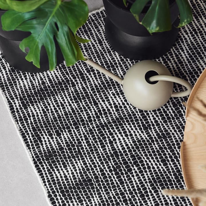 Pebble wollen vloerkleed zwart, 200x300 cm Scandi Living
