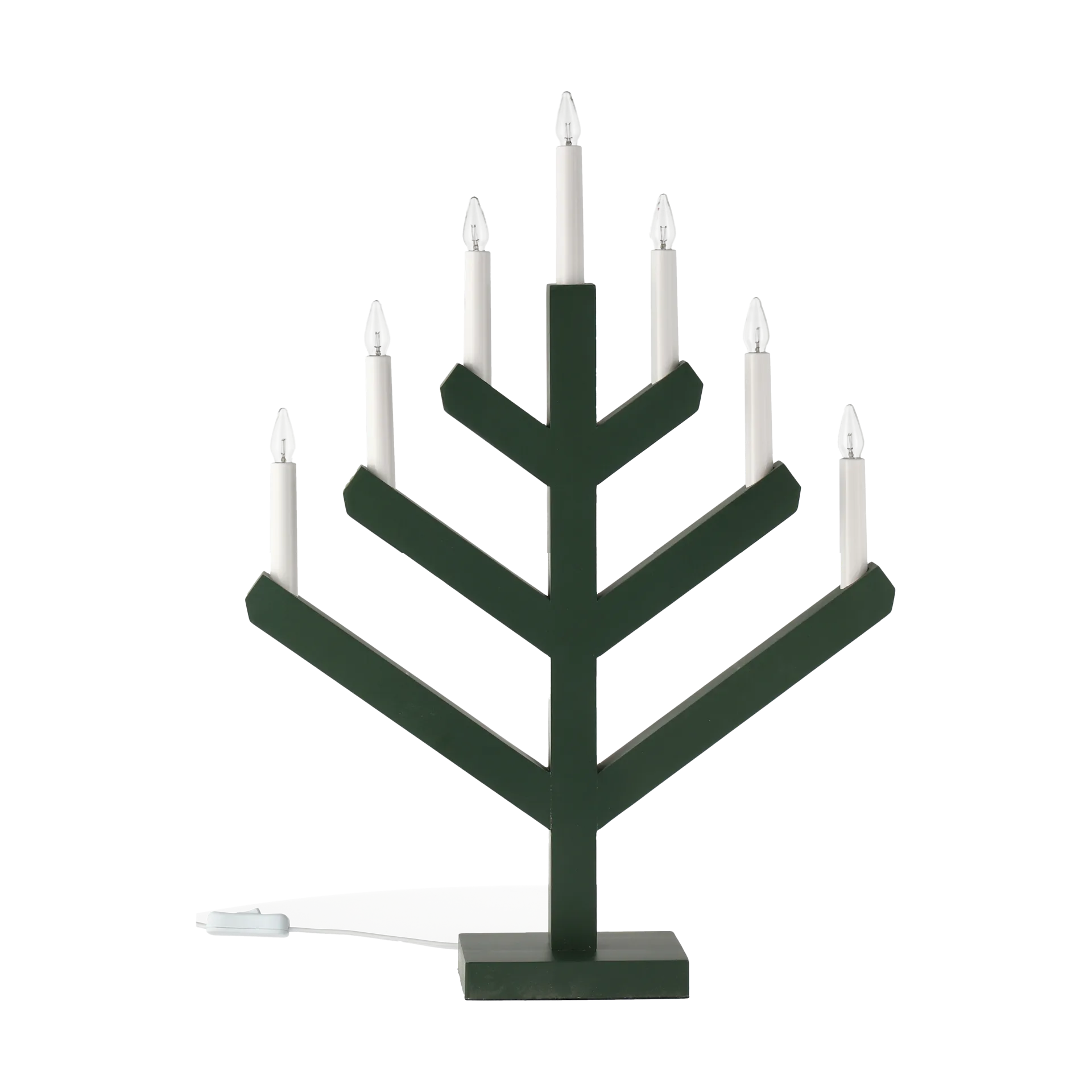 Pine adventskandelaar 62 cm, Groen Scandi Living