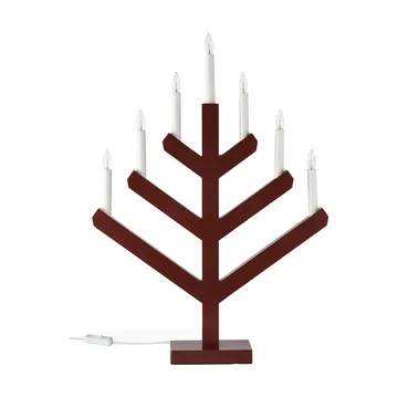 Pine adventskandelaar 62 cm - Rood - Scandi Living