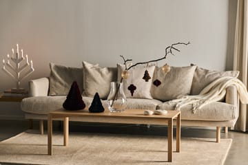 Pine adventskandelaar 62 cm - Wit geglazuurd - Scandi Living