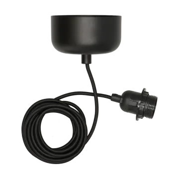 Plafondophanging incl. snoer 250 cm - Zwart - Scandi Living