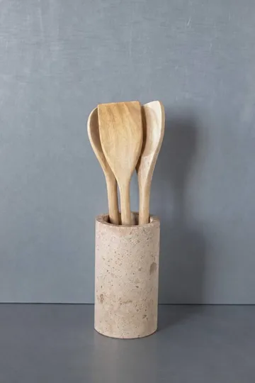 Ridge keukengerei houder - Ø9,6x17 cm - Scandi Living