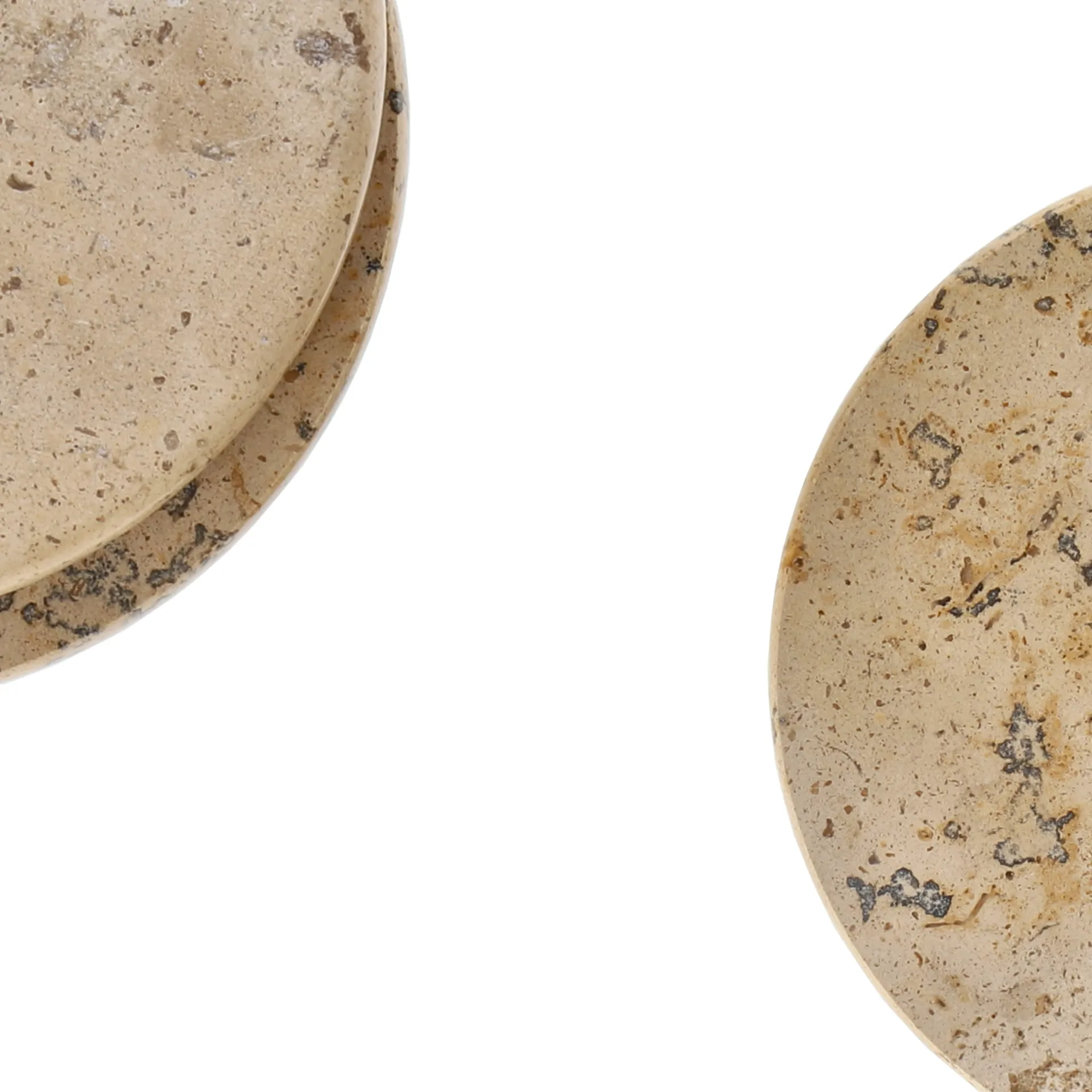 Ridge onderzetters Ø10 cm 4-pack, Marmer Scandi Living