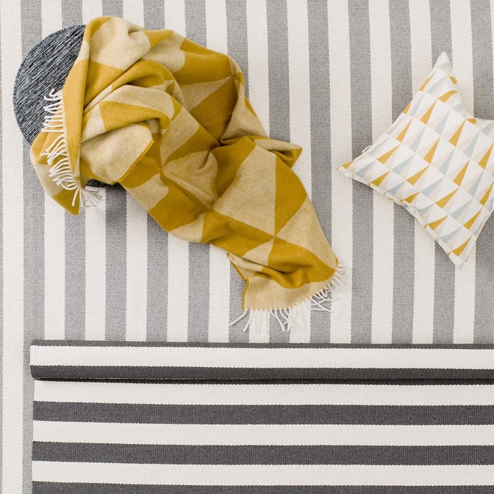 Rime katoenen plaid, Mosterd Scandi Living