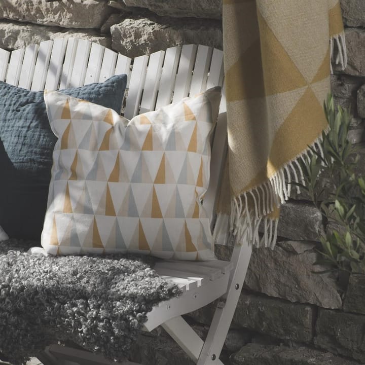 Rime katoenen plaid, Mosterd Scandi Living