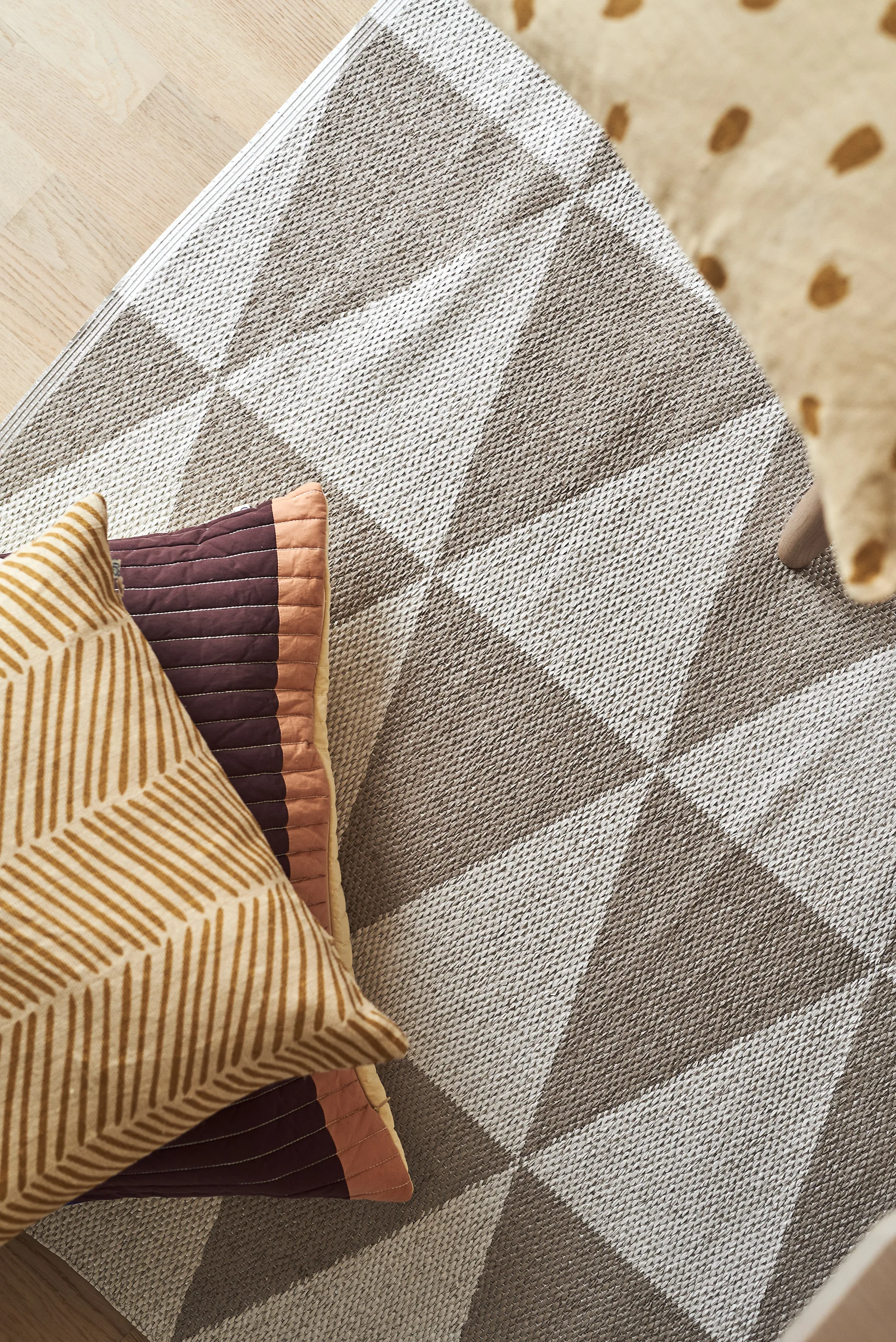 Rime kunststof vloerkleed greige, 200x300cm Scandi Living