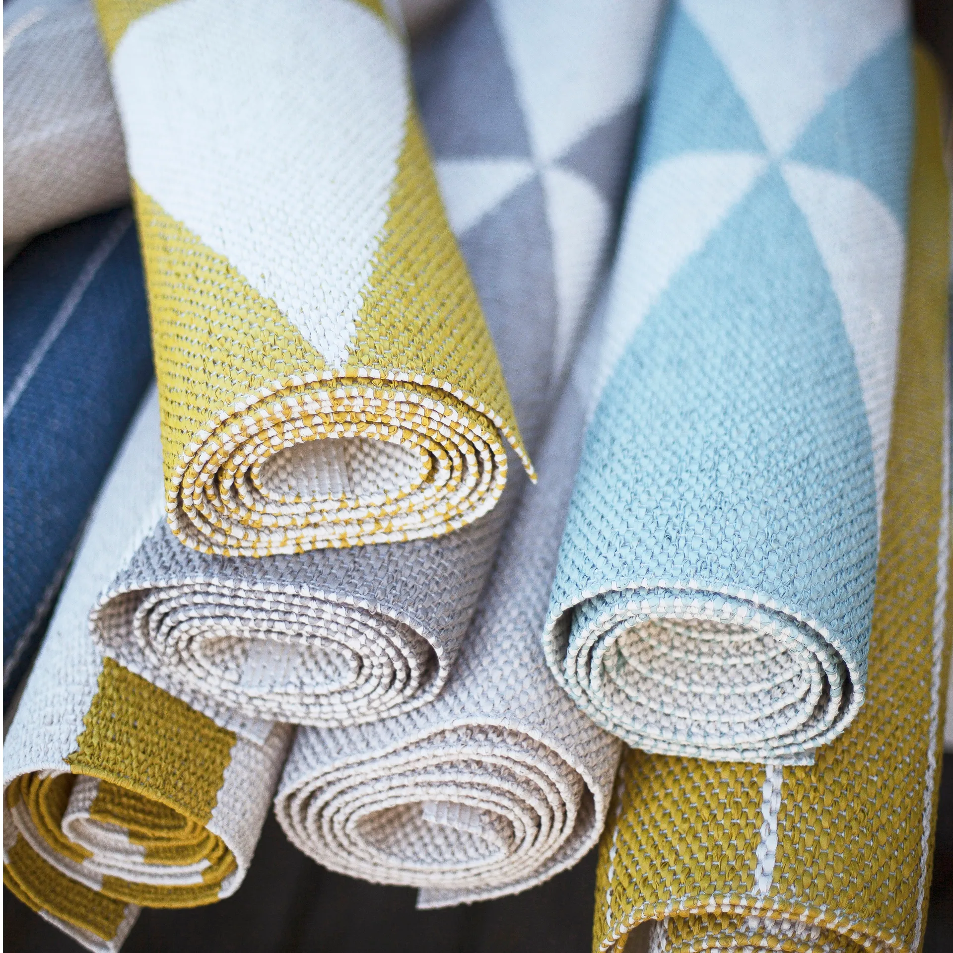 Rime vloerkleed mintgroen, 70 x 200 cm. Scandi Living