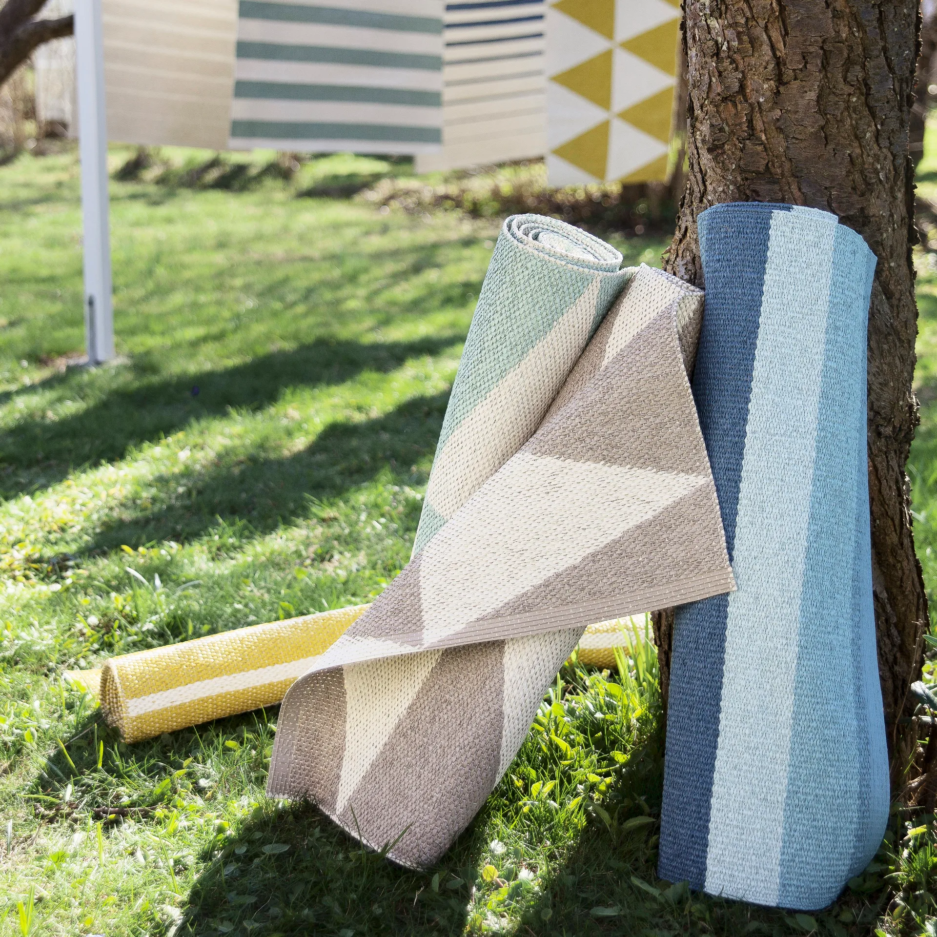 Rime vloerkleed mintgroen, 70 x 200 cm. Scandi Living