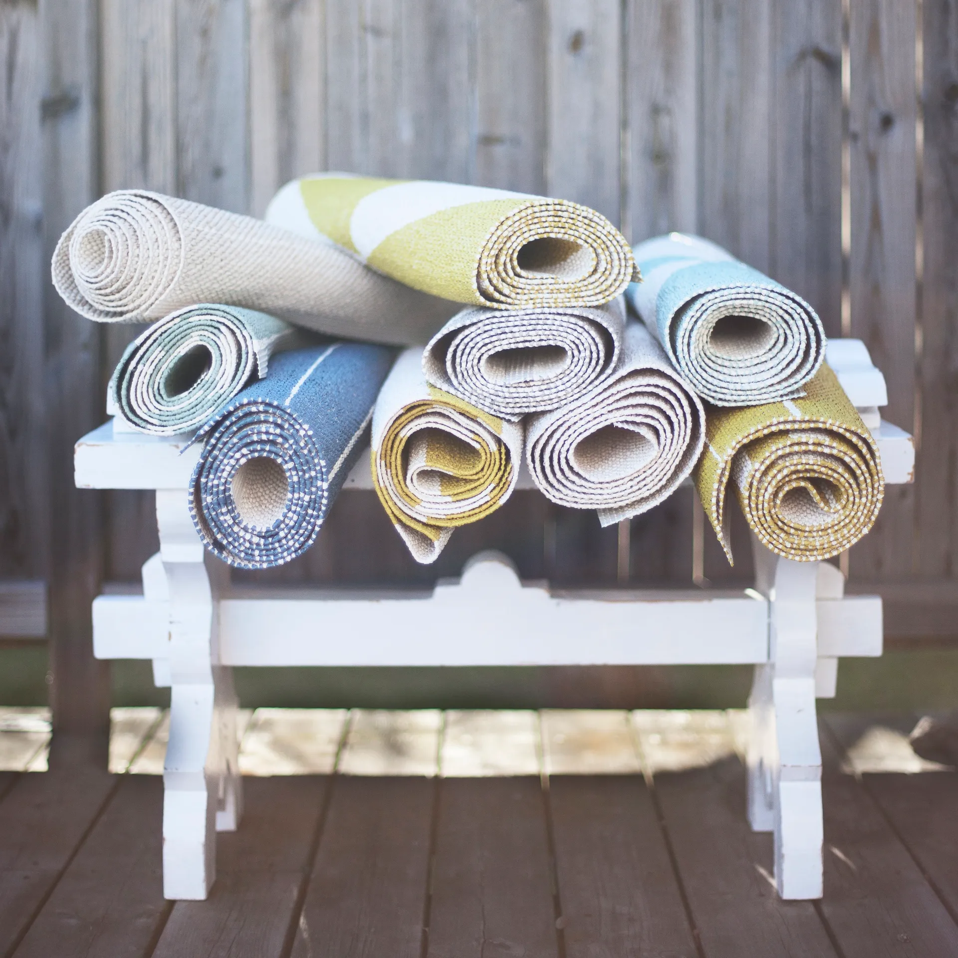 Rime vloerkleed mintgroen, 70 x 200 cm. Scandi Living