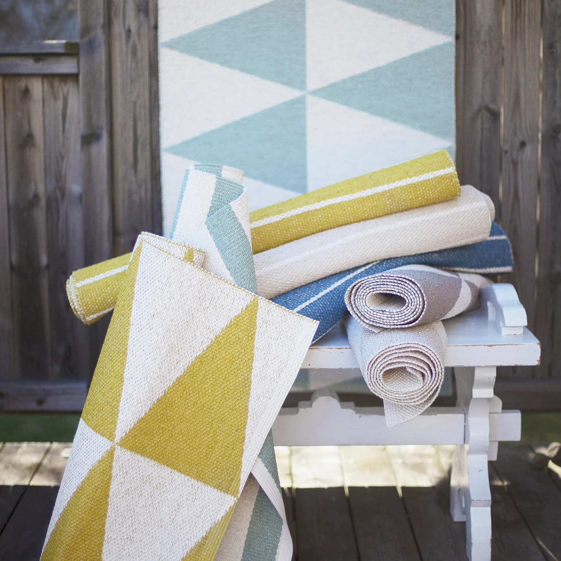 Rime vloerkleed naturel, 70 x 150 cm. Scandi Living