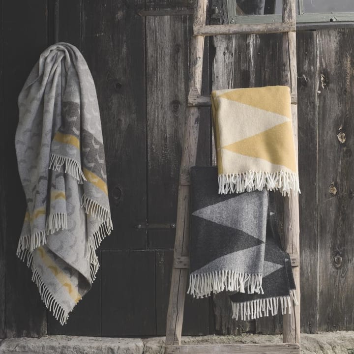 Rime wollen plaid, Charcoal Scandi Living
