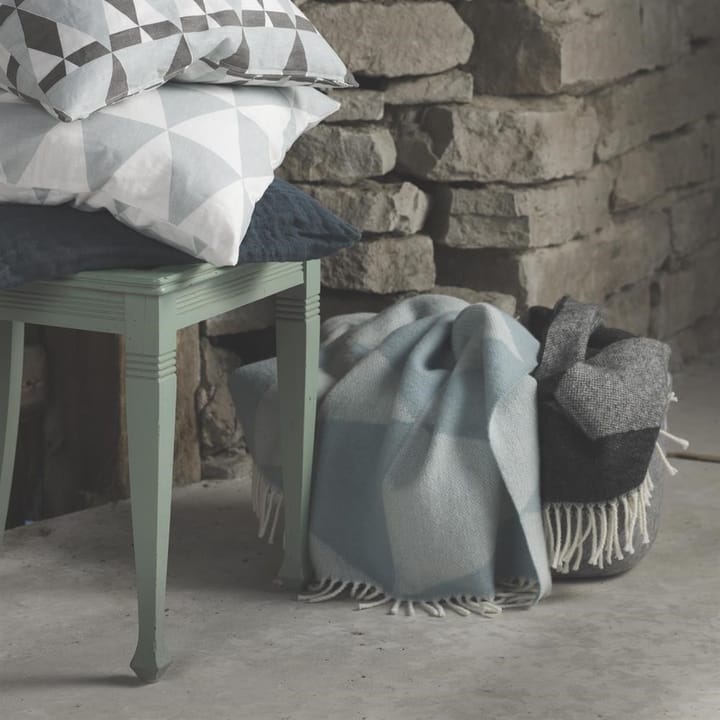 Rime wollen plaid, Charcoal Scandi Living