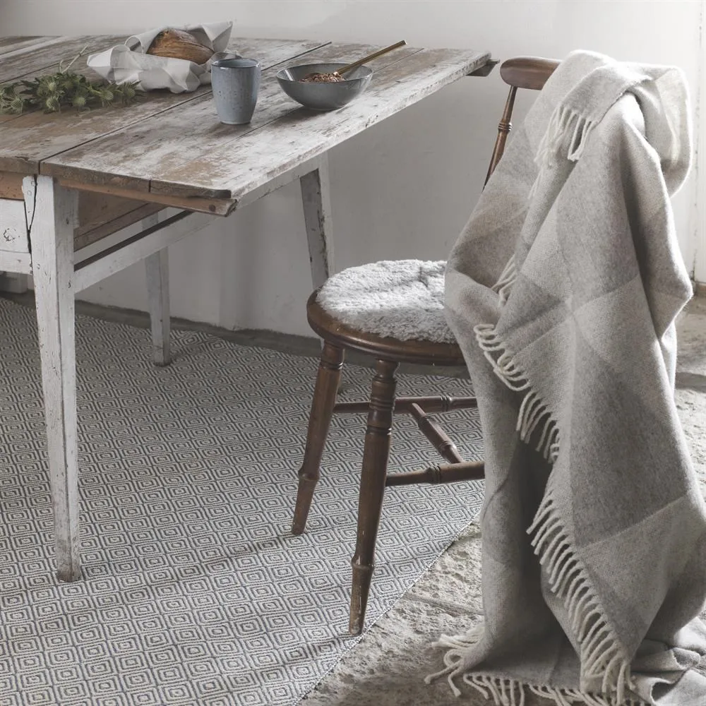 Rime wollen plaid, Fog Scandi Living