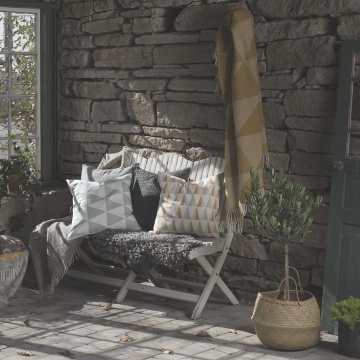 Rime wollen plaid, Mosterd Scandi Living