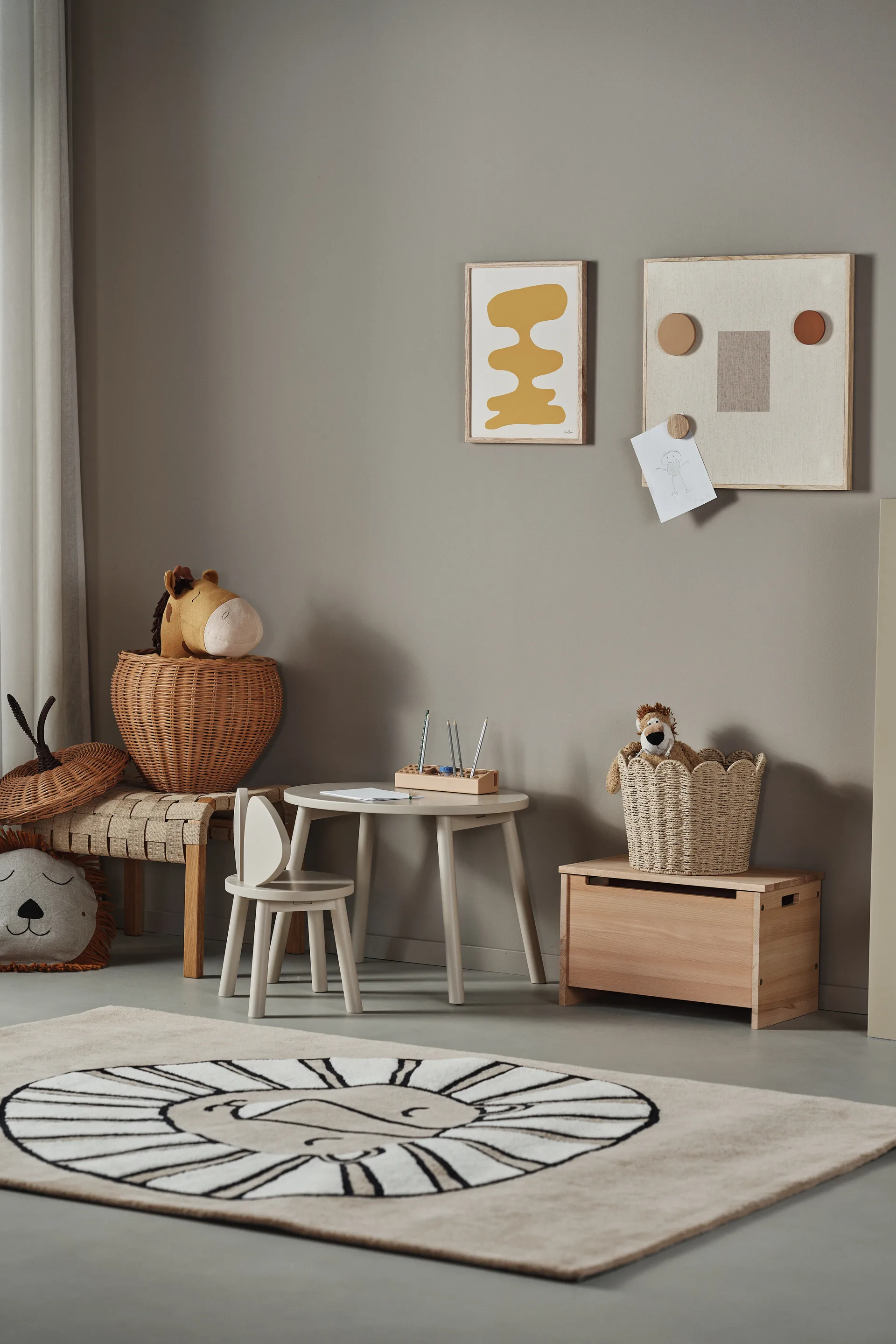 Roar wollen vloerkleed 170x240 cm, Sand Scandi Living