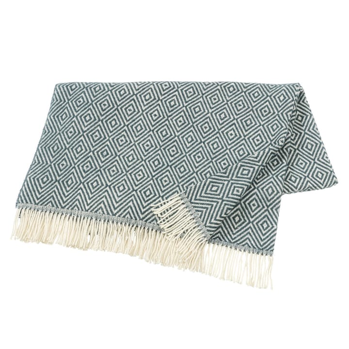 Salt wollen plaid, Dusty blue Scandi Living