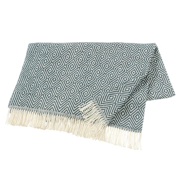 Salt wollen plaid - Dusty blue - Scandi Living