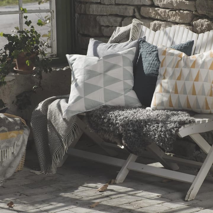 Salt wollen plaid - Stone - Scandi Living