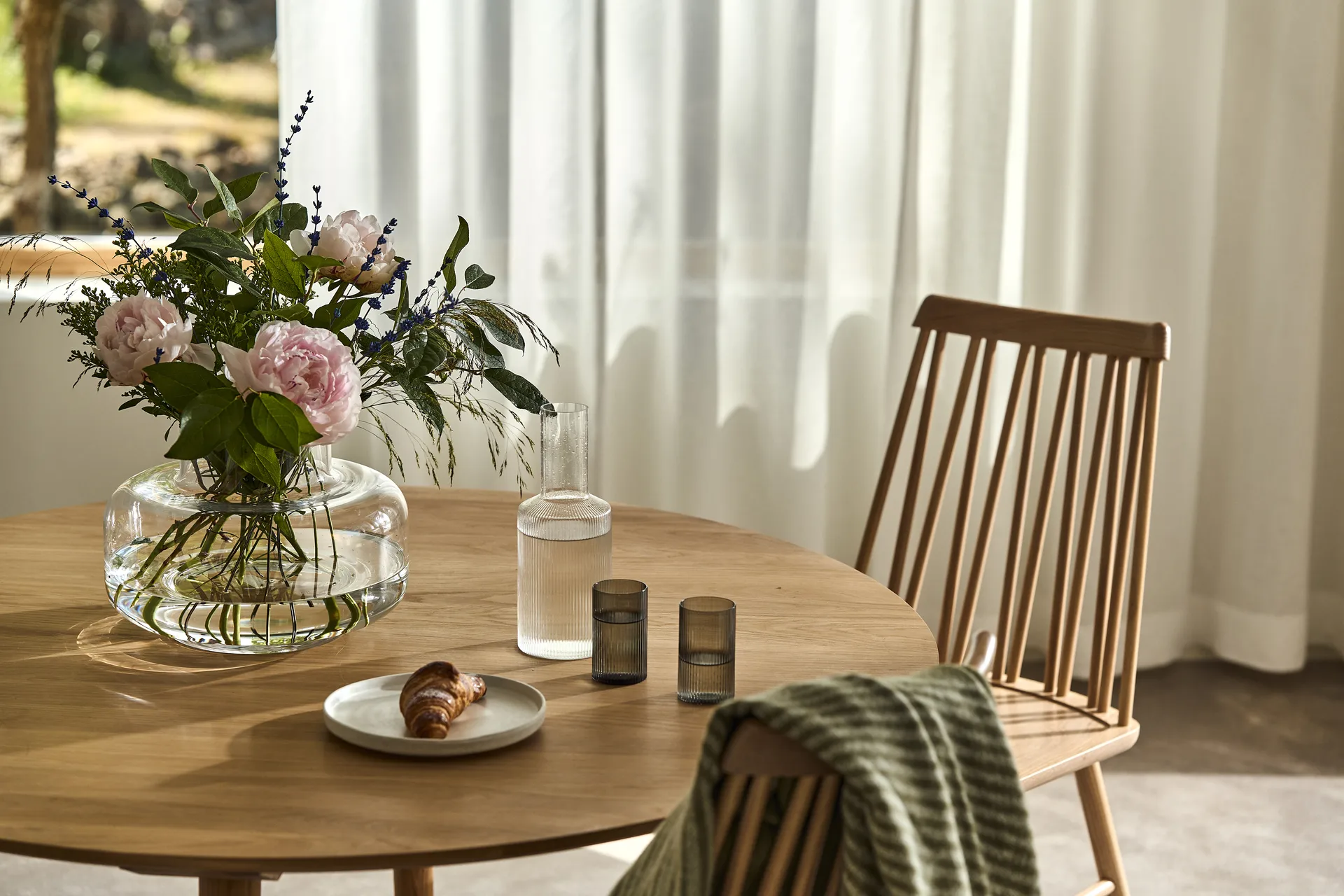 Sandsbro bordje offwhite, Ø20 cm, 4-pack,  Scandi Living