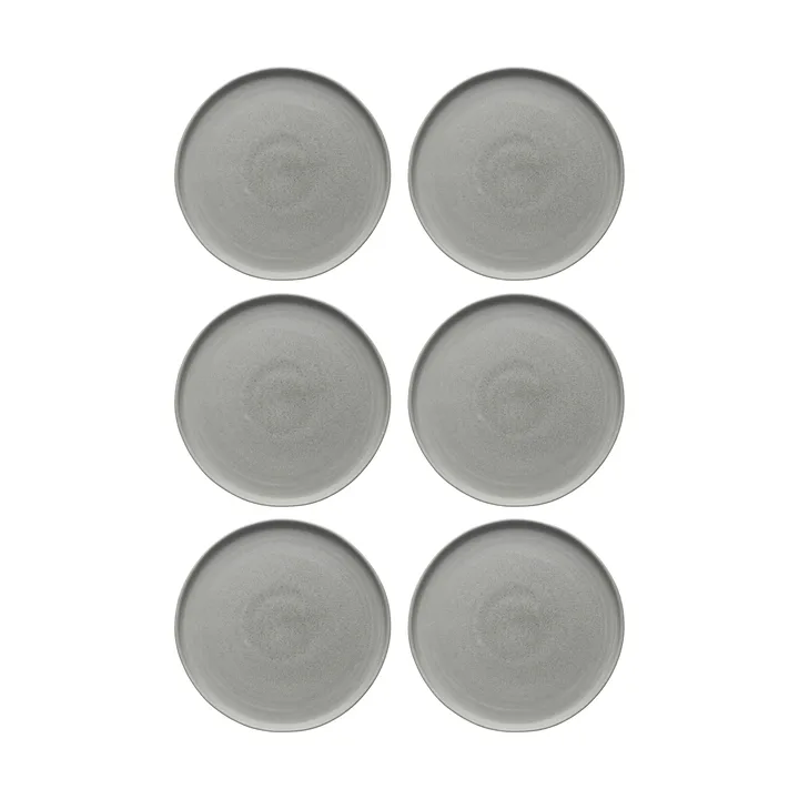 Sandsbro dinerbord lichtgrijs, Ø26 cm, 6-pack - Scandi Living
