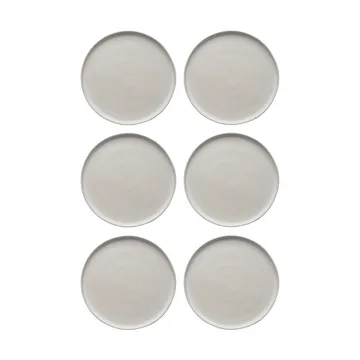 Sandsbro dinerbord offwhite, Ø26 cm, 6-pack - Scandi Living
