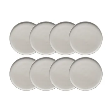 Sandsbro dinerbord offwhite, Ø26 cm, 8-pack - Scandi Living