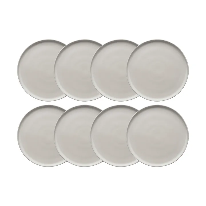 Sandsbro dinerbord offwhite, Ø26 cm, 8-pack - Scandi Living
