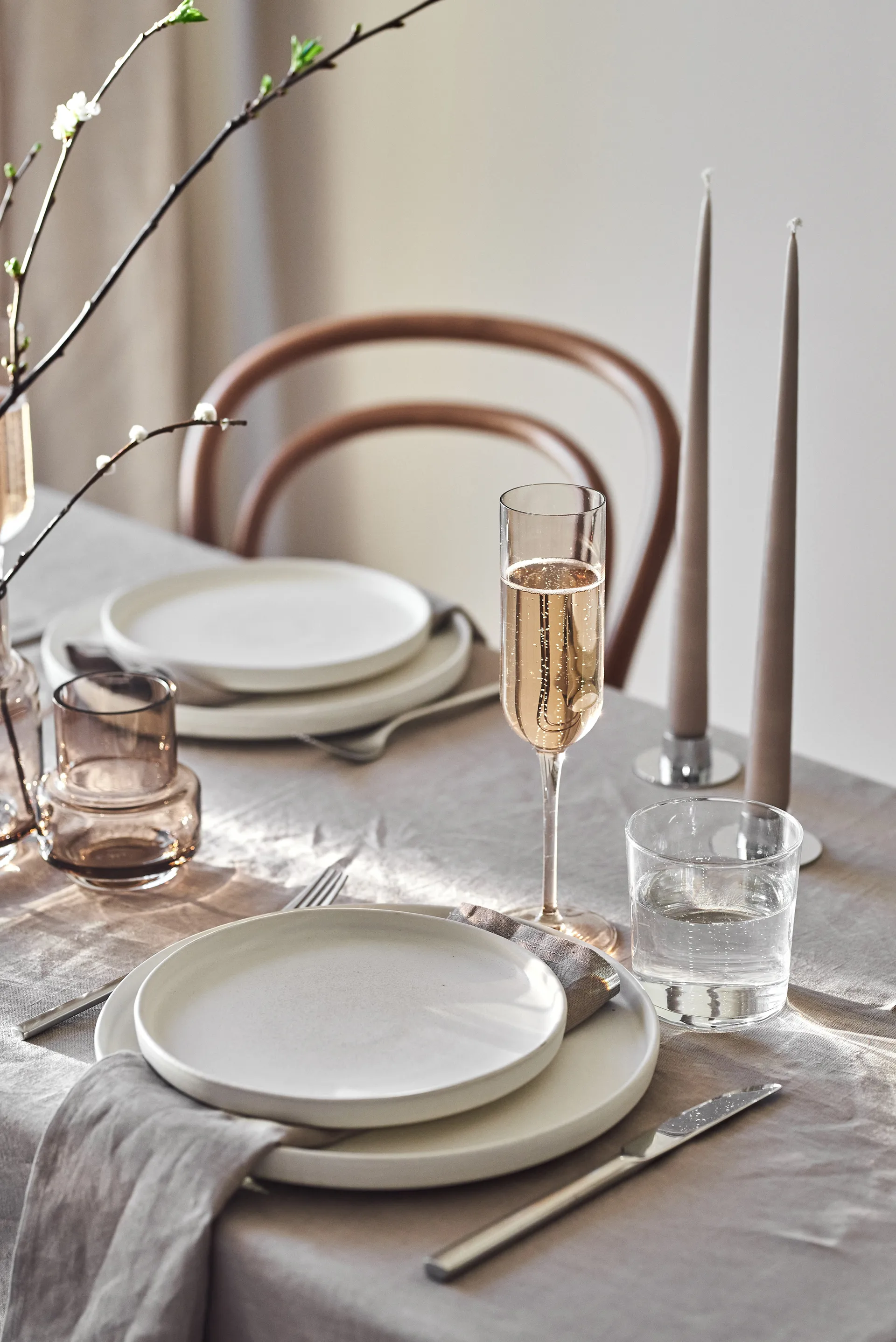 Sandsbro dinerbord, Offwhite, Ø26 cm Scandi Living