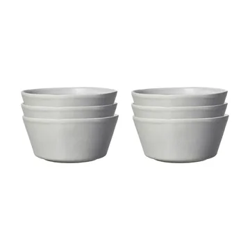 Sandsbro kom lichtgrijs, Ø15 cm, 6-pack - Scandi Living