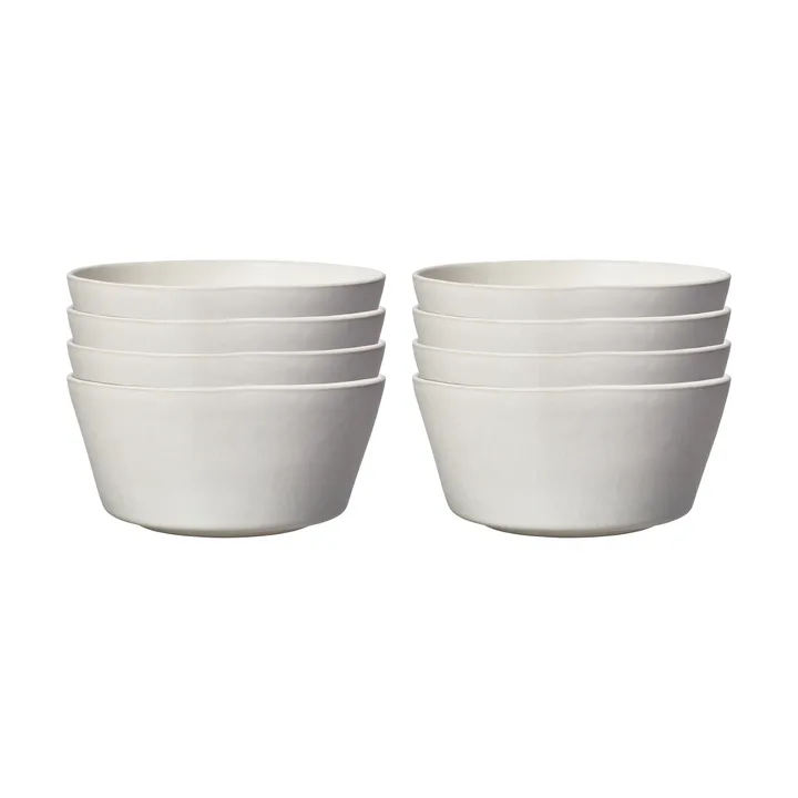 Sandsbro kom offwhite, Ø15 cm, 8-pack - Scandi Living