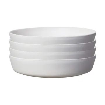Sandsbro pastabord offwhite, Ø23 cm, 4-pack - Scandi Living