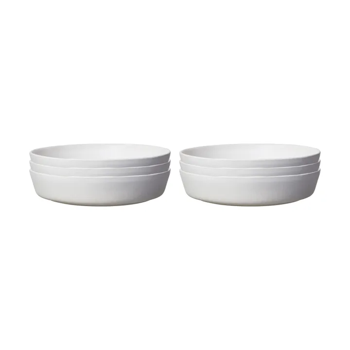 Sandsbro pastabord offwhite, Ø23 cm, 6-pack - Scandi Living