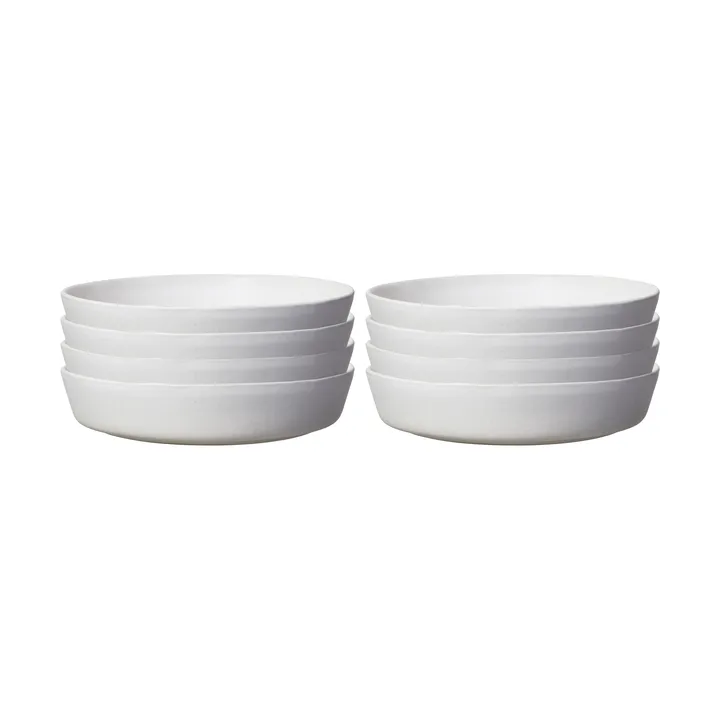 Sandsbro pastabord offwhite, Ø23 cm, 8-pack - Scandi Living